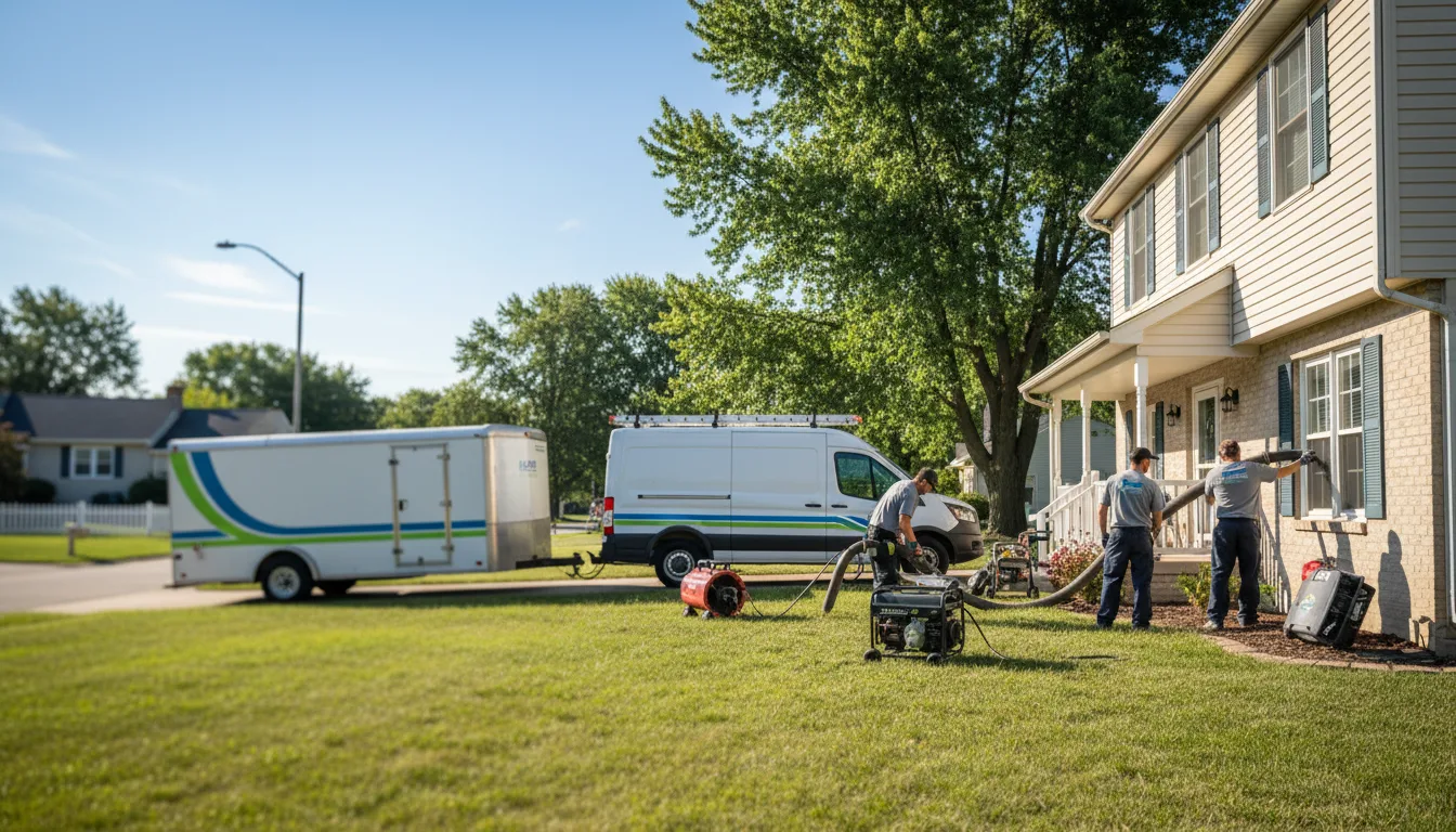 Flooded Basement Restoration And Cleanup With Repair in Saint Charles, AR near me